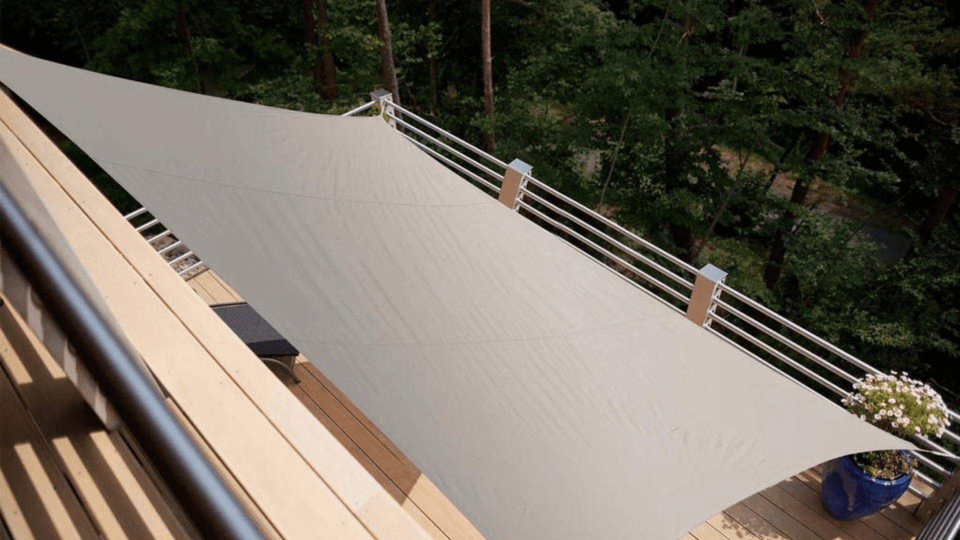 toile d'ombrage carré