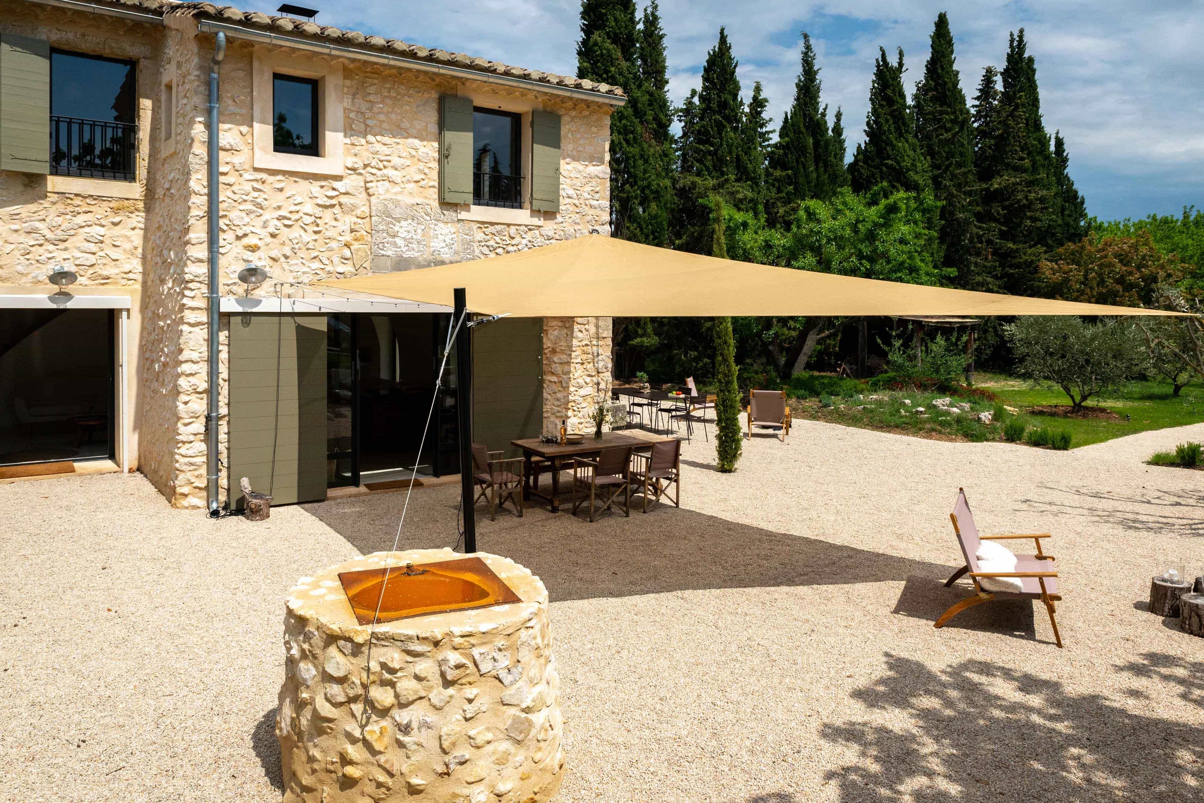 toile d'ombrage rectangulaire