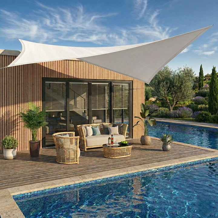 Sonnensegel Rechteckig Weißes